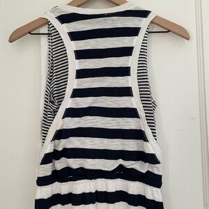 Splendid Blue & White Maxi Dress